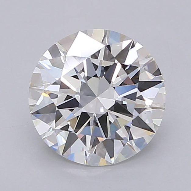 1.75 Carat Round Shaped, Excellent Cut, E Color, VS1 Clarity, IGI Certified Lab Grown Diamond