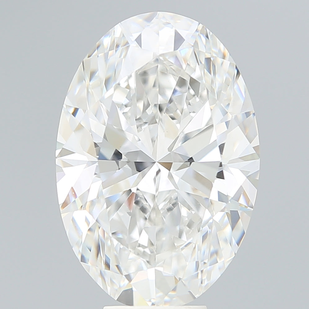 9.62 Carat Oval Shaped, Ideal Cut, F Color, VVS2 Clarity, IGI Certified Lab Grown Diamond