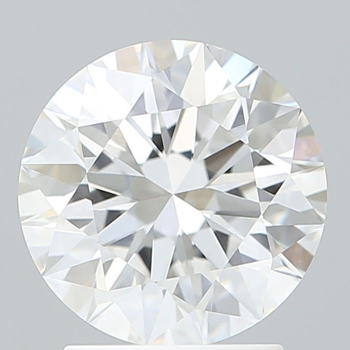 2.26 Carat Round Shaped, Excellent Cut, E Color, VVS2 Clarity, IGI Certified Lab Grown Diamond