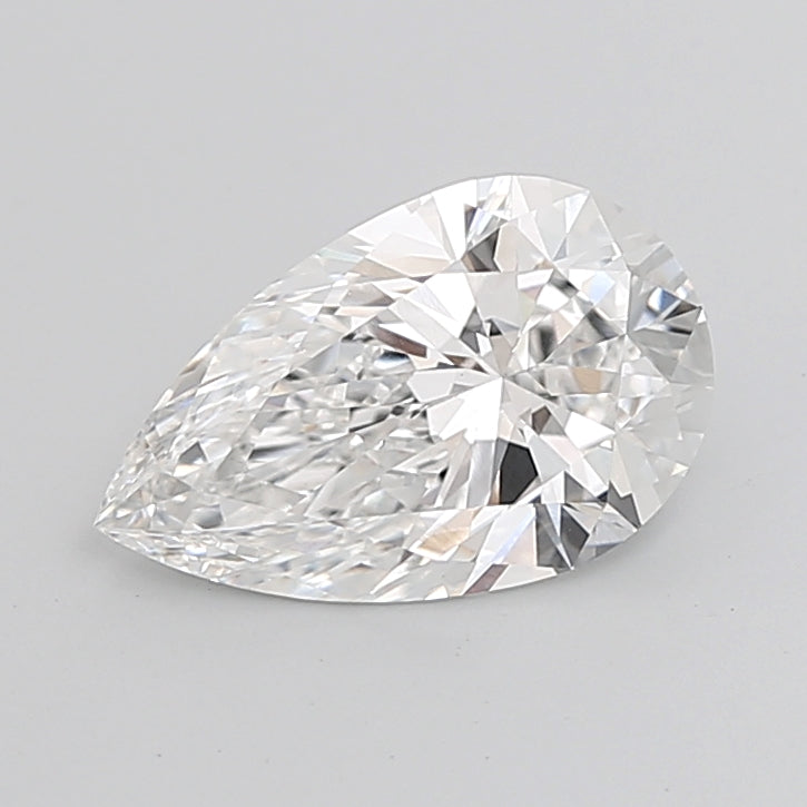 4.02 Carat Pear Shaped, Ideal Cut, E Color, VVS2 Clarity, IGI Certified Lab Grown Diamond