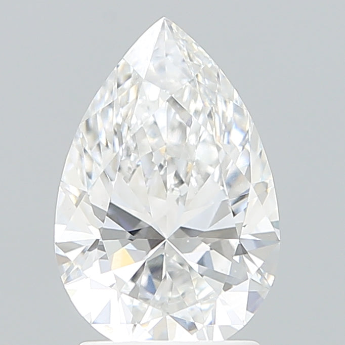 2.04 Carat Pear Shaped, Ideal Cut, E Color, VVS2 Clarity, IGI Certified Lab Grown Diamond