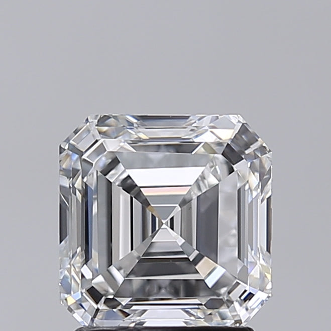2.00 Carat Asscher Shaped, Very Good Cut, E Color, VVS1 Clarity, IGI Certified Lab Grown Diamond
