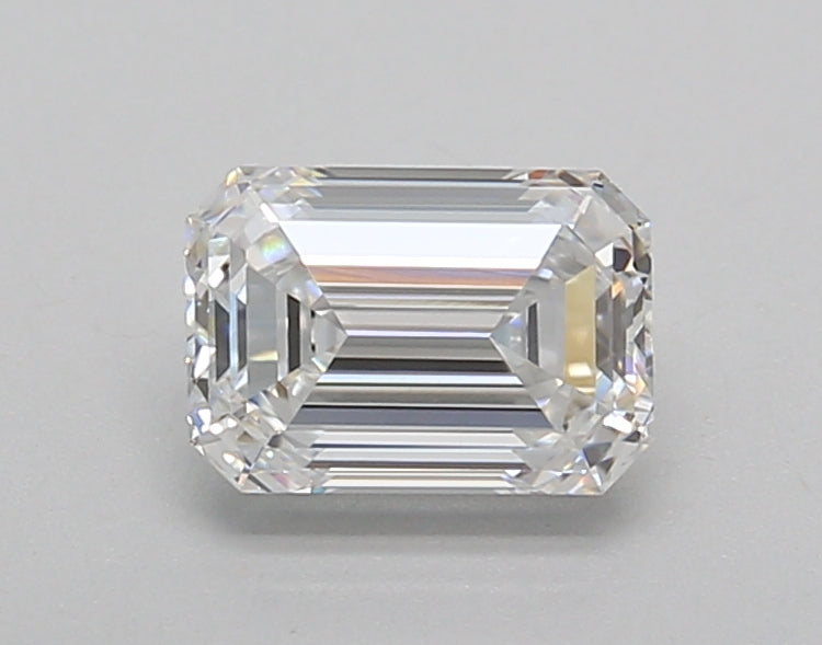 1.00 Carat Emerald Shaped, Very Good Cut, D Color, VVS2 Clarity, IGI Certified Lab Grown Diamond