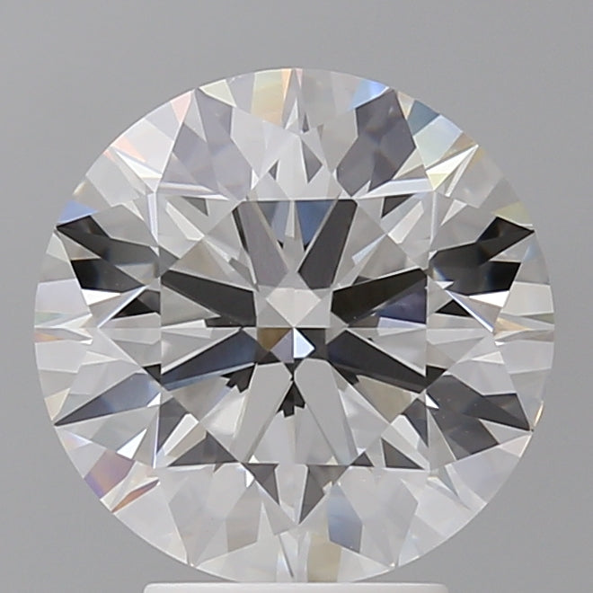 4.05 Carat Round Shaped, Ideal Cut, F Color, VVS2 Clarity, IGI Certified Lab Grown Diamond