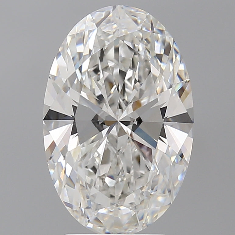 4.06 Carat Oval Shaped, Ideal Cut, E Color, VVS2 Clarity, IGI Certified Lab Grown Diamond