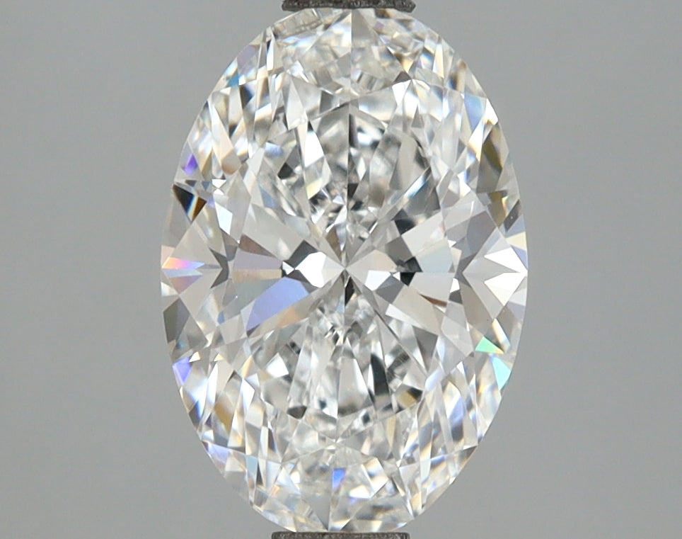 2.14 Carat Oval Shaped, Ideal Cut, D Color, VVS2 Clarity, IGI Certified Lab Grown Diamond