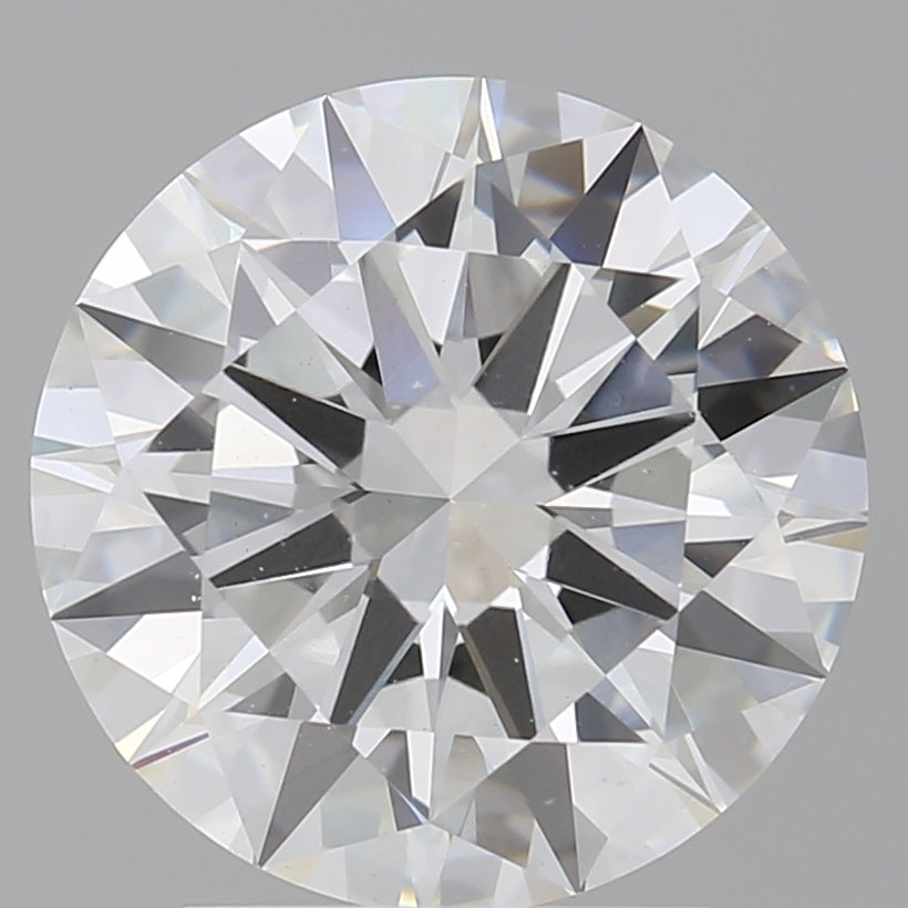 3.01 Carat Round Shaped, Excellent Cut, E Color, VVS2 Clarity, IGI Certified Lab Grown Diamond