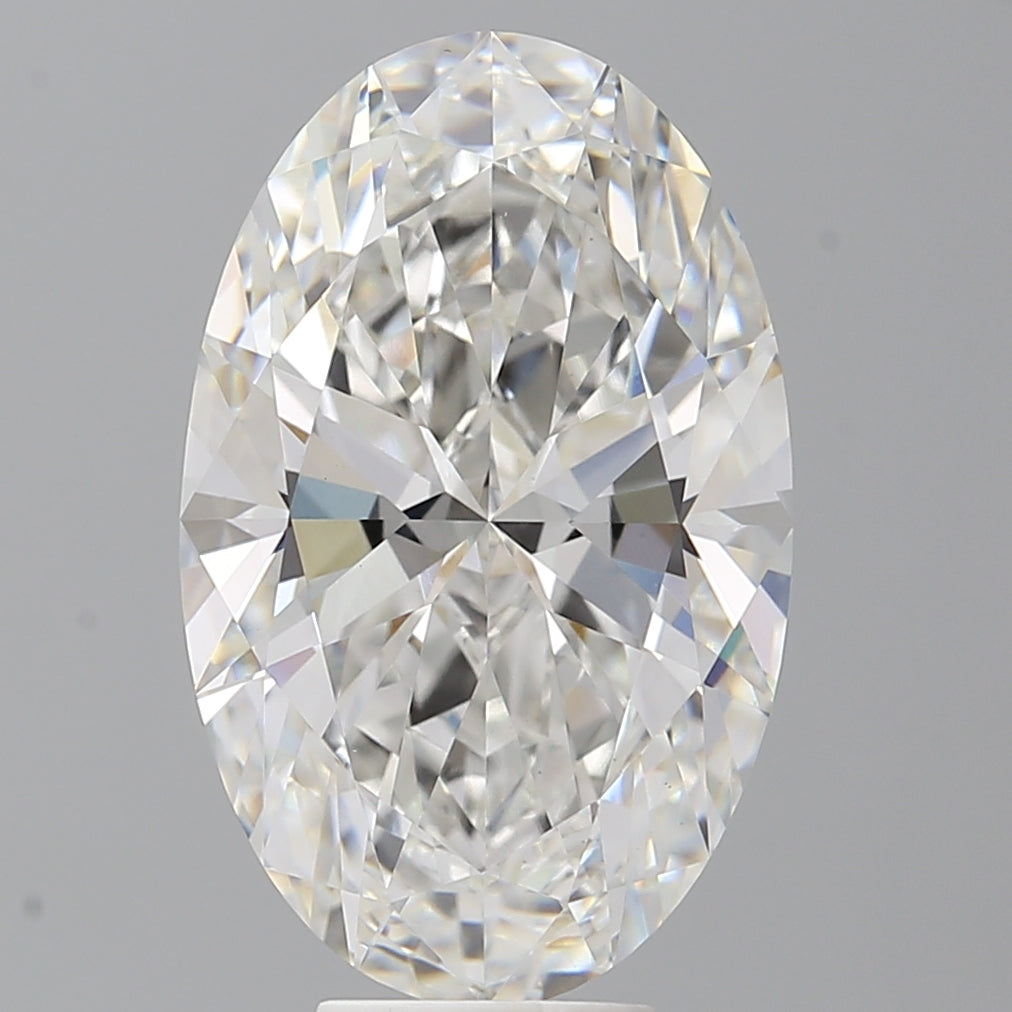 7.58 Carat Oval Shaped, Excellent Cut, E Color, VVS2 Clarity, IGI Certified Lab Grown Diamond