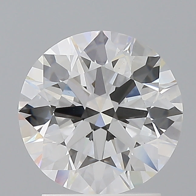 2.10 Carat Round Shaped, Ideal Cut, E Color, VVS2 Clarity, IGI Certified Lab Grown Diamond