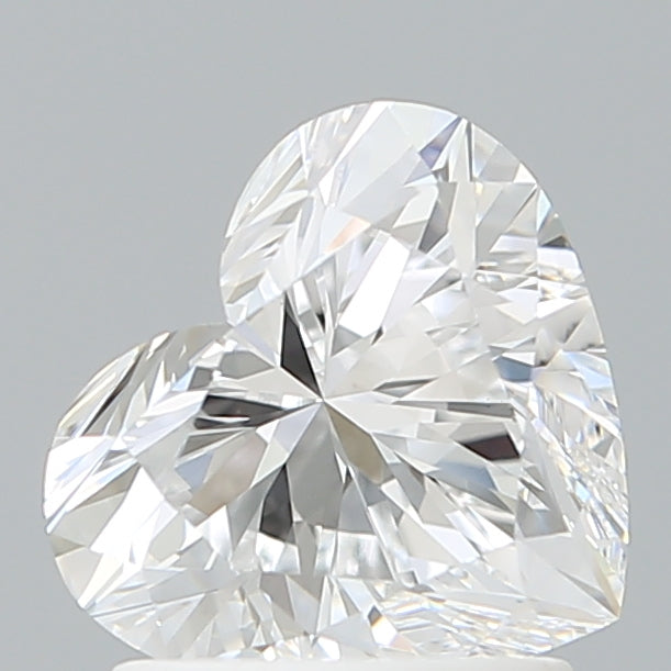 1.56 Carat Heart Shaped, Ideal Cut, D Color, VVS1 Clarity, IGI Certified Lab Grown Diamond