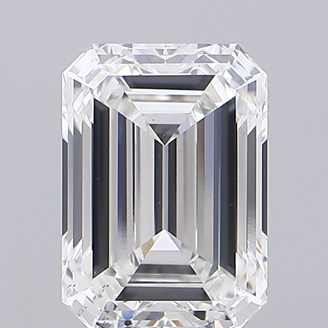 7.01 Carat Emerald Shaped, Excellent Cut, F Color, VS2 Clarity, IGI Certified Lab Grown Diamond