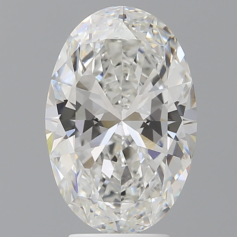 4.10 Carat Oval Shaped, Ideal Cut, E Color, VVS2 Clarity, IGI Certified Lab Grown Diamond