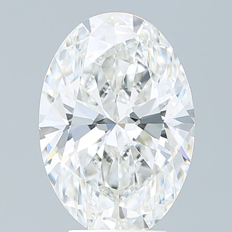 4.29 Carat Oval Shaped, Ideal Cut, F Color, VVS2 Clarity, IGI Certified Lab Grown Diamond