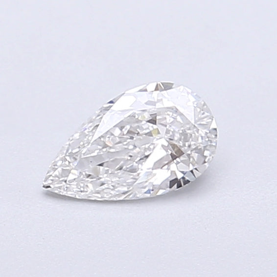 0.33 Carat Pear Shaped, Very Good Cut, D Color, VS1 Clarity, IGI Certified Lab Grown Diamond