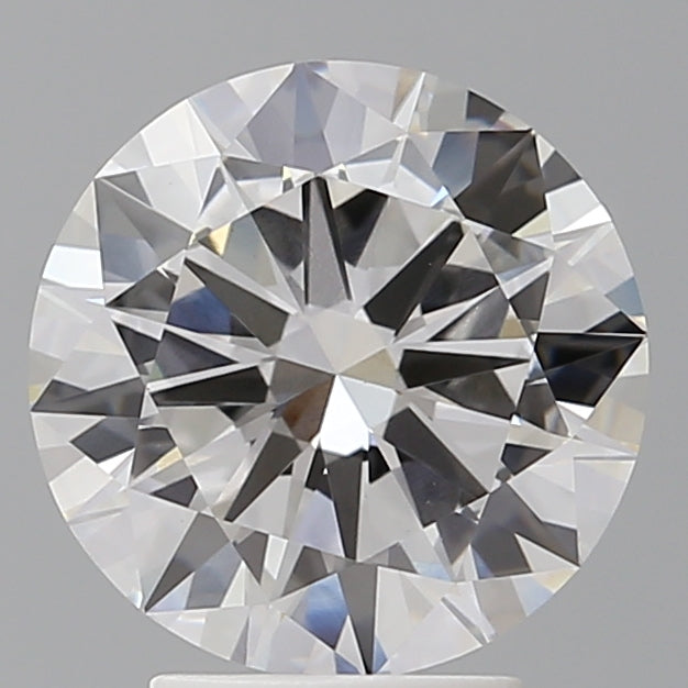3.55 Carat Round Shaped, Excellent Cut, F Color, VVS2 Clarity, IGI Certified Lab Grown Diamond