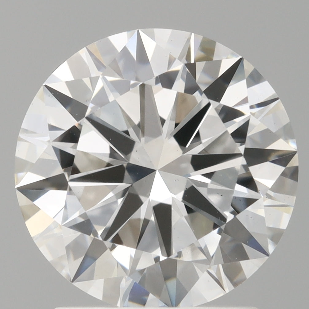 2.01 Carat Round Shaped, Excellent Cut, D Color, VS2 Clarity, IGI Certified Lab Grown Diamond
