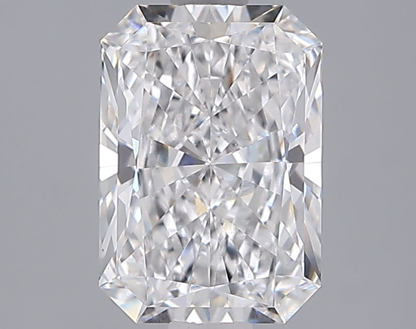 2.02 Carat Radiant Shaped, Ideal Cut, D Color, VS1 Clarity, IGI Certified Lab Grown Diamond