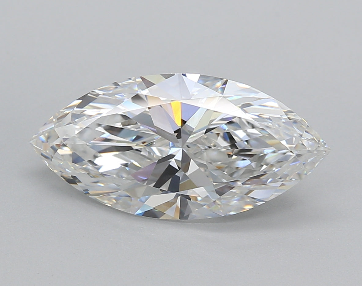 3.01 Carat Marquise Shaped, Excellent Cut, E Color, VS1 Clarity, IGI Certified Lab Grown Diamond
