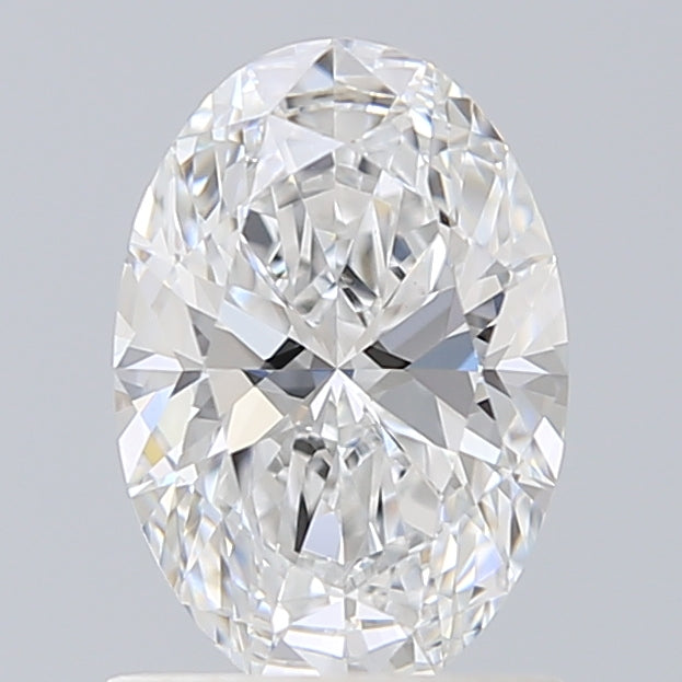 1.16 Carat Oval Shaped, Ideal Cut, D Color, VVS2 Clarity, IGI Certified Lab Grown Diamond