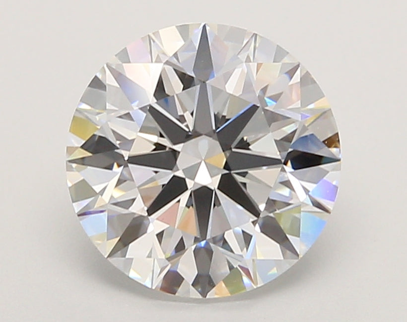 3.04 Carat Round Shaped, Ideal Cut, E Color, VVS2 Clarity, IGI Certified Lab Grown Diamond