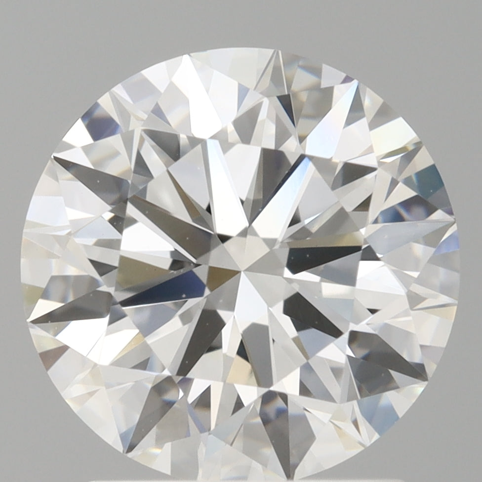 2.05 Carat Round Shaped, Ideal Cut, E Color, VVS2 Clarity, IGI Certified Lab Grown Diamond