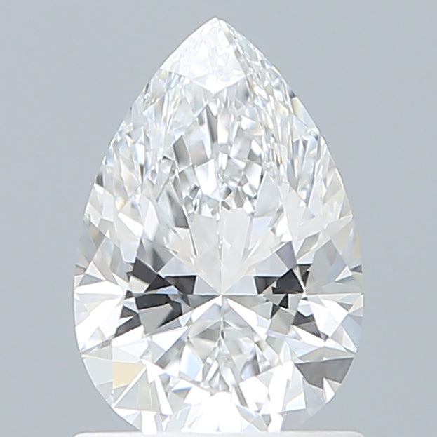 1.09 Carat Pear Shaped, Ideal Cut, D Color, VVS2 Clarity, IGI Certified Lab Grown Diamond