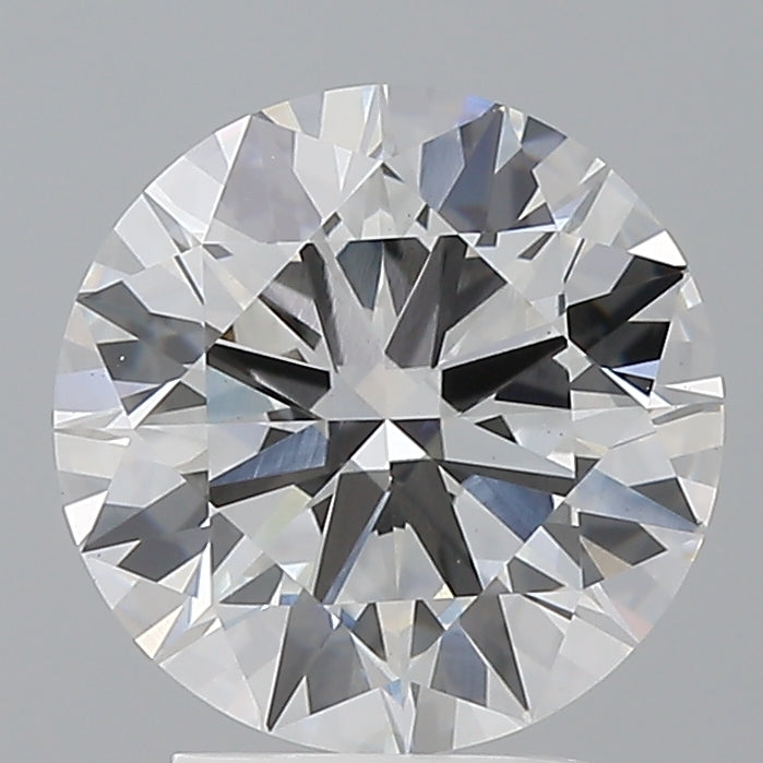 3.04 Carat Round Shaped, Excellent Cut, E Color, VVS2 Clarity, IGI Certified Lab Grown Diamond