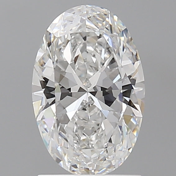 1.55 Carat Oval Shaped, Ideal Cut, D Color, VVS2 Clarity, IGI Certified Lab Grown Diamond