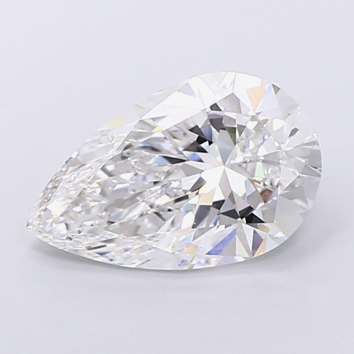 6.35 Carat Pear Shaped, Very Good Cut, E Color, VVS2 Clarity, IGI Certified Lab Grown Diamond