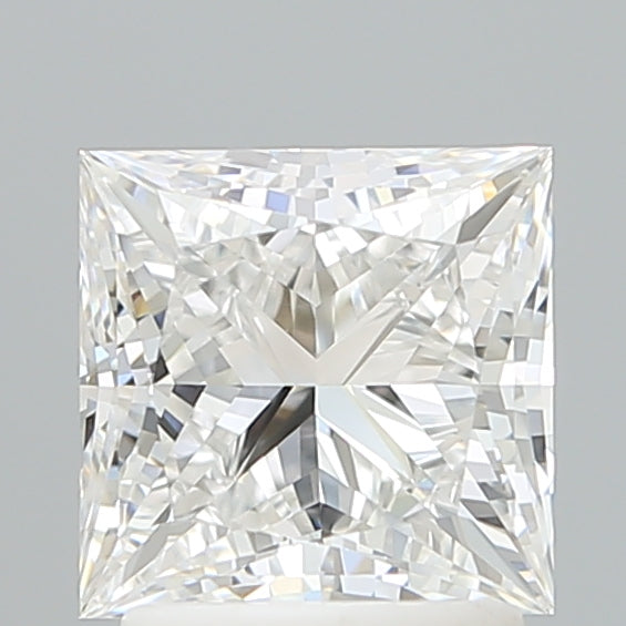 2.05 Carat Princess Shaped, Ideal Cut, E Color, VVS2 Clarity, IGI Certified Lab Grown Diamond