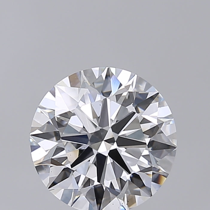 2.53 Carat Round Shaped, Ideal Cut, D Color, VS2 Clarity, IGI Certified Lab Grown Diamond