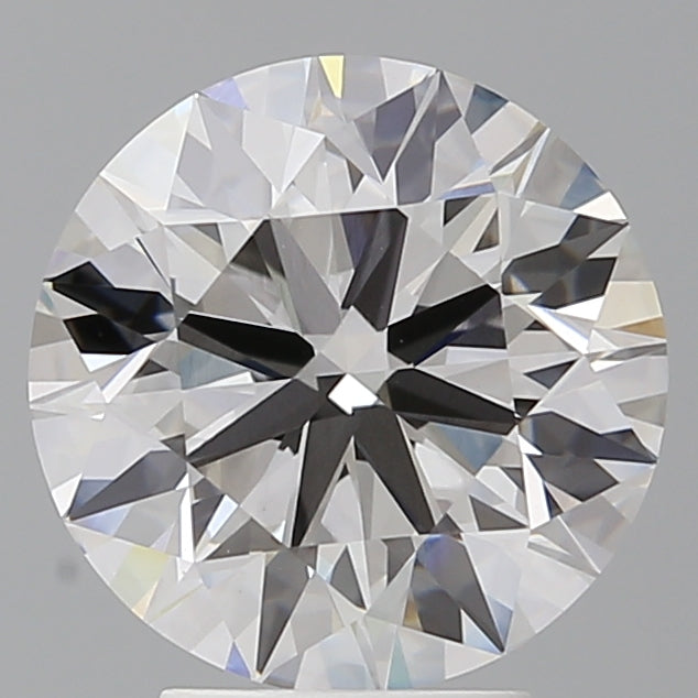4.07 Carat Round Shaped, Ideal Cut, F Color, VVS2 Clarity, IGI Certified Lab Grown Diamond