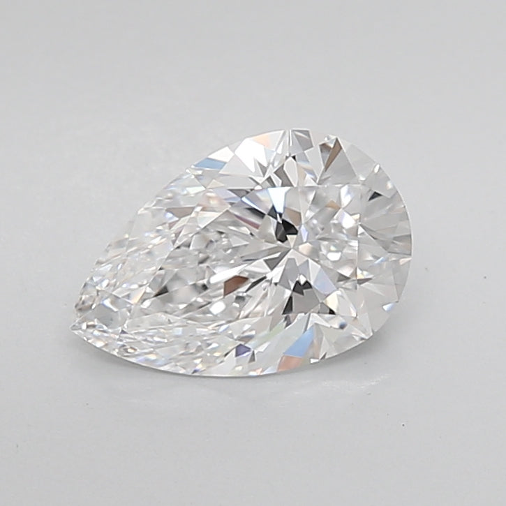 1.59 Carat Pear Shaped, Ideal Cut, D Color, VVS2 Clarity, IGI Certified Lab Grown Diamond