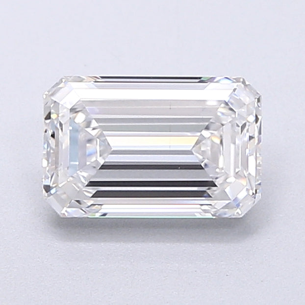 1.32 Carat Emerald Shaped, Very Good Cut, D Color, VS1 Clarity, IGI Certified Lab Grown Diamond