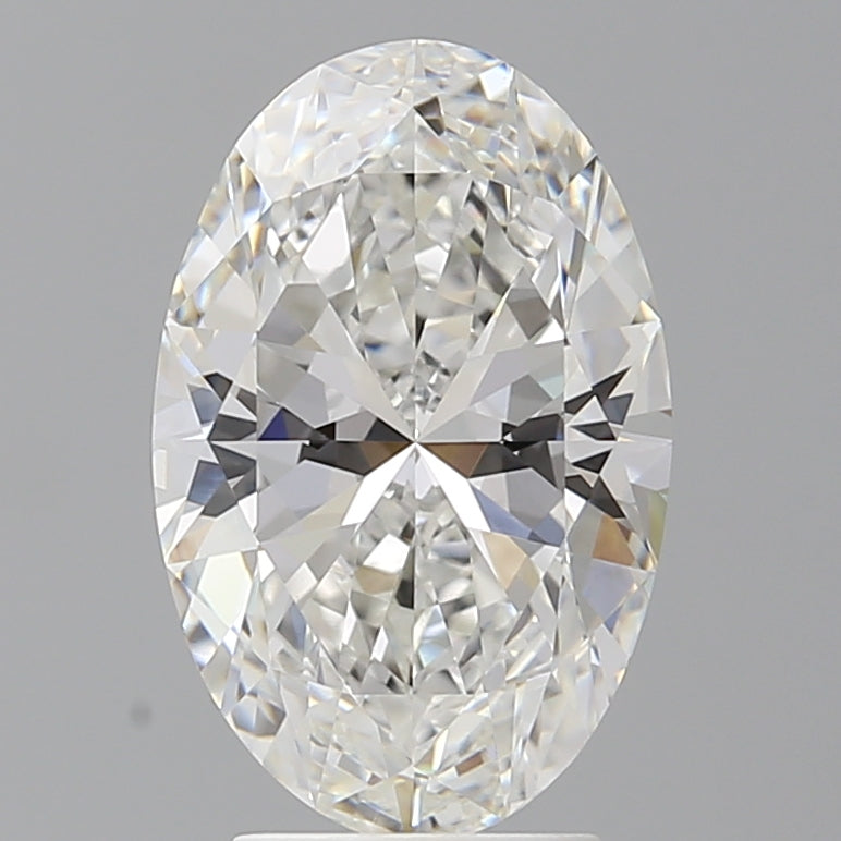 3.58 Carat Oval Shaped, Ideal Cut, E Color, VVS2 Clarity, IGI Certified Lab Grown Diamond
