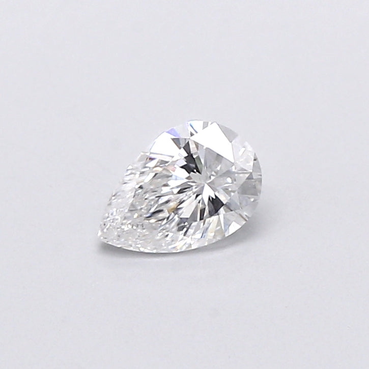 0.37 Carat Pear Shaped, Very Good Cut, D Color, VVS2 Clarity, IGI Certified Lab Grown Diamond