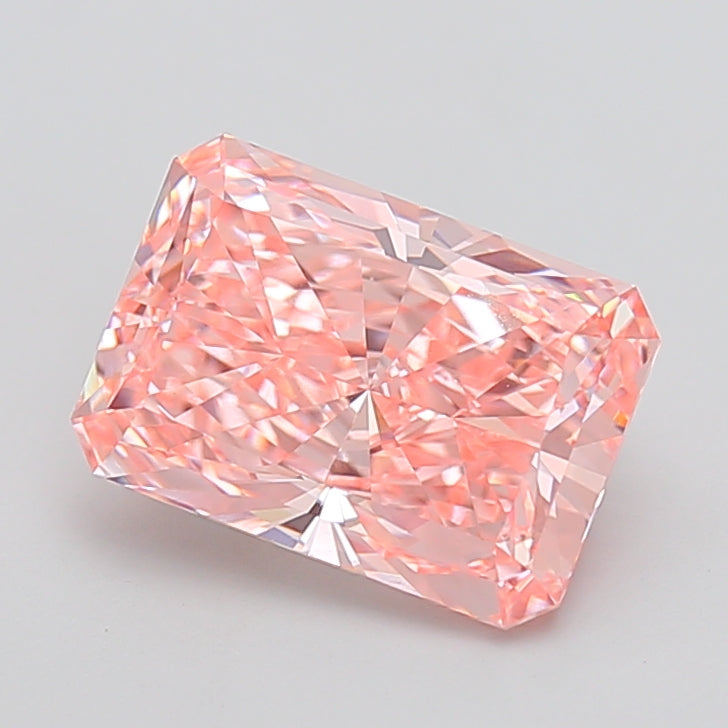 4.01 Carat Radiant Shaped, Very Good Cut, VVS2 Clarity, IGI Certified Lab Grown Diamond