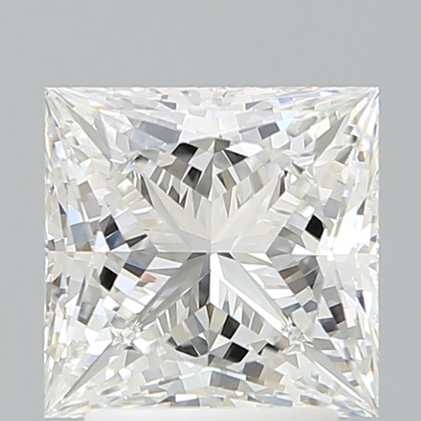 2.72 Carat Princess Shaped, Ideal Cut, E Color, VVS2 Clarity, IGI Certified Lab Grown Diamond
