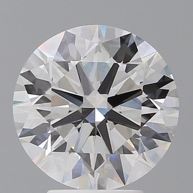 4.06 Carat Round Shaped, Ideal Cut, E Color, VVS2 Clarity, IGI Certified Lab Grown Diamond