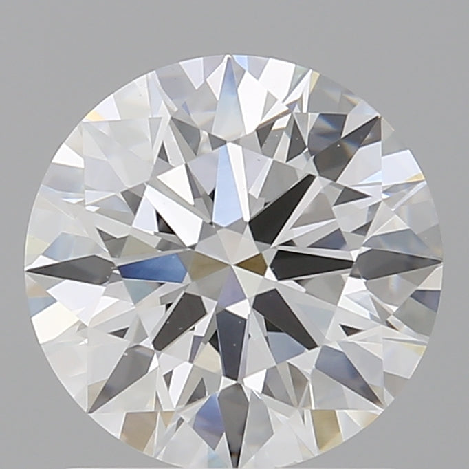 1.59 Carat Round Shaped, Ideal Cut, F Color, VVS2 Clarity, IGI Certified Lab Grown Diamond