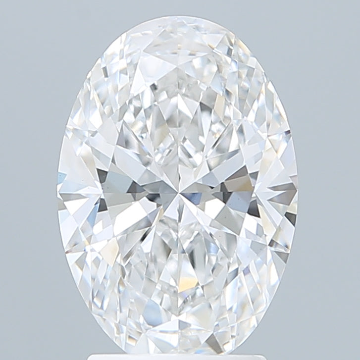 2.84 Carat Oval Shaped, Ideal Cut, E Color, VVS2 Clarity, IGI Certified Lab Grown Diamond