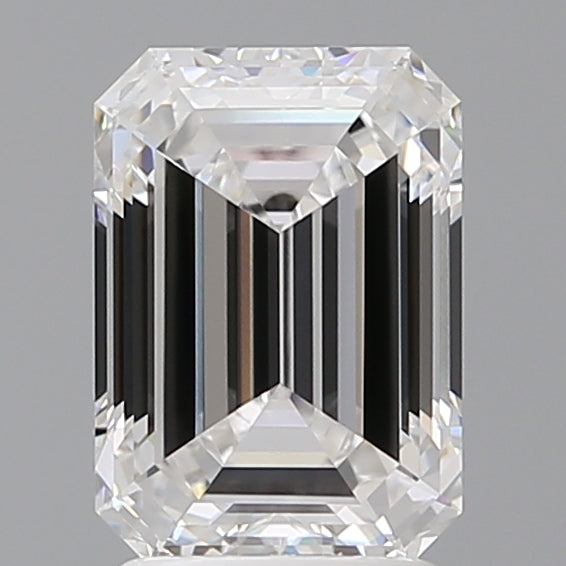 2.59 Carat Emerald Shaped, Ideal Cut, E Color, VVS1 Clarity, IGI Certified Lab Grown Diamond