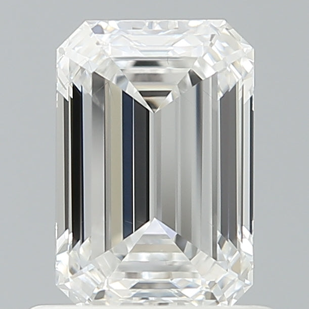 1.04 Carat Emerald Shaped, Ideal Cut, E Color, VS1 Clarity, IGI Certified Lab Grown Diamond