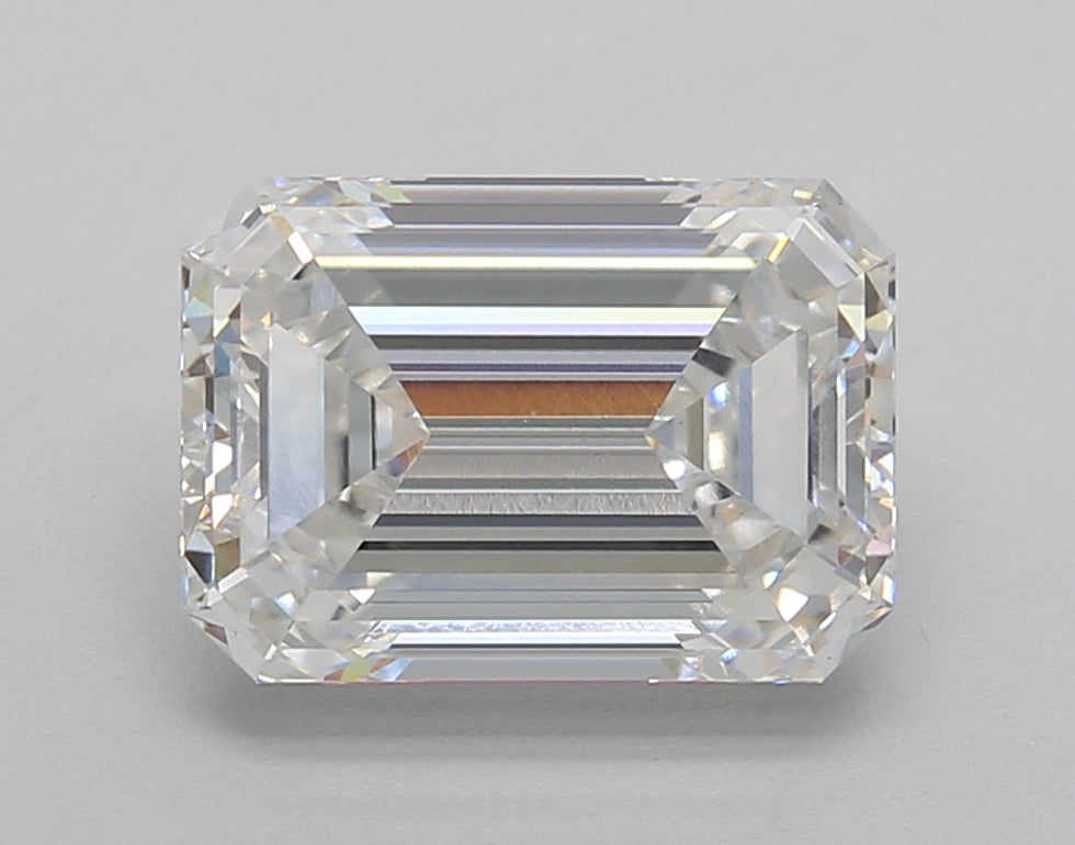 3.52 Carat Emerald Shaped, Very Good Cut, E Color, VVS2 Clarity, IGI Certified Lab Grown Diamond