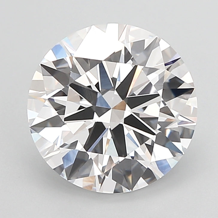5.03 Carat Round Shaped, Ideal Cut, D Color, VVS2 Clarity, IGI Certified Lab Grown Diamond