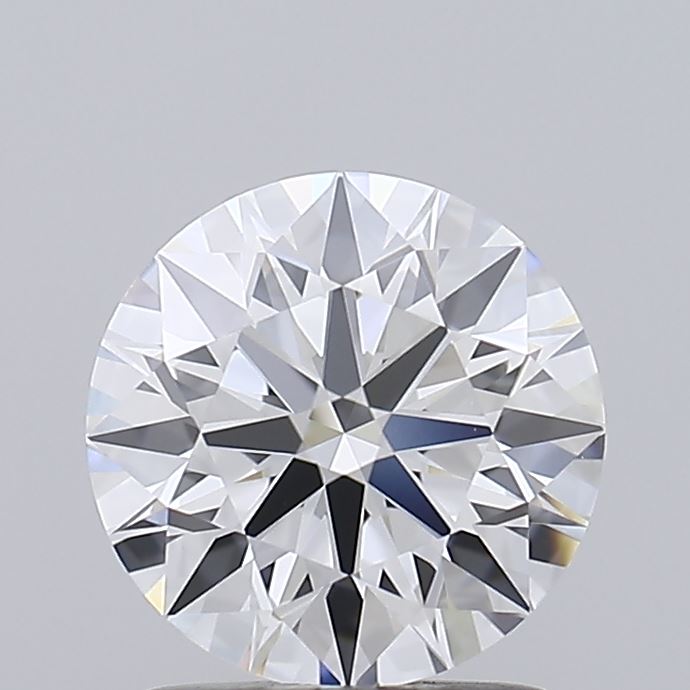 1.55 Carat Round Shaped, Ideal Cut, D Color, VVS1 Clarity, IGI Certified Lab Grown Diamond