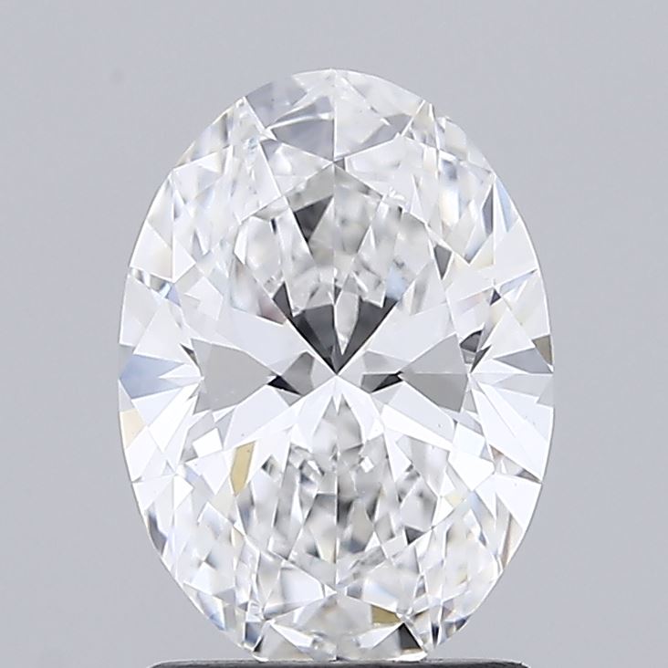 1.40 Carat Oval Shaped, Ideal Cut, E Color, VVS2 Clarity, IGI Certified Lab Grown Diamond