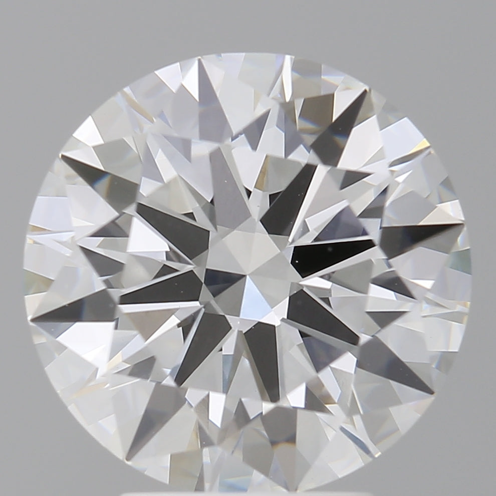 4.03 Carat Round Shaped, Excellent Cut, E Color, VVS2 Clarity, IGI Certified Lab Grown Diamond