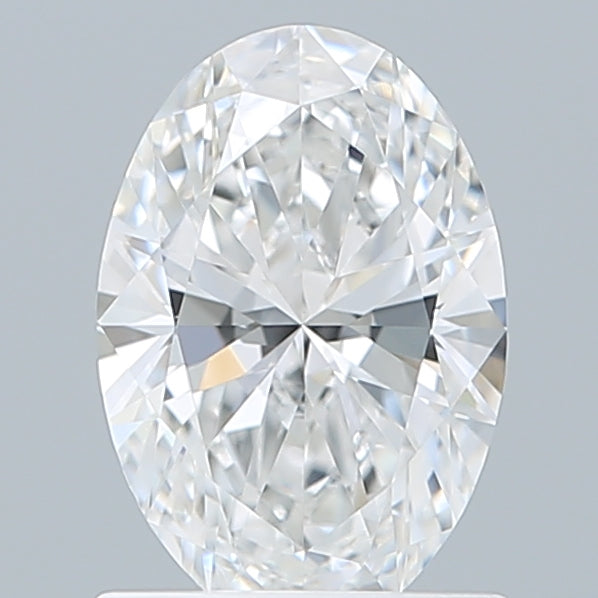 1.05 Carat Oval Shaped, Ideal Cut, D Color, VVS2 Clarity, IGI Certified Lab Grown Diamond