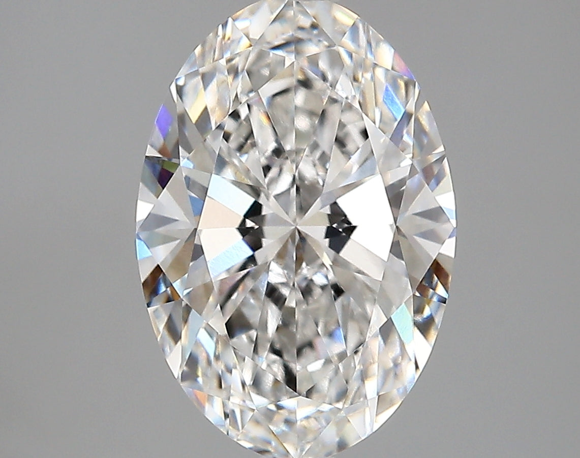 4.25 Carat Oval Shaped, Very Good Cut, E Color, VVS2 Clarity, IGI Certified Lab Grown Diamond